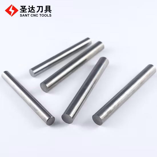 Raw Material Solid Cemented Tungsten Carbide Rods Customized Acceptable